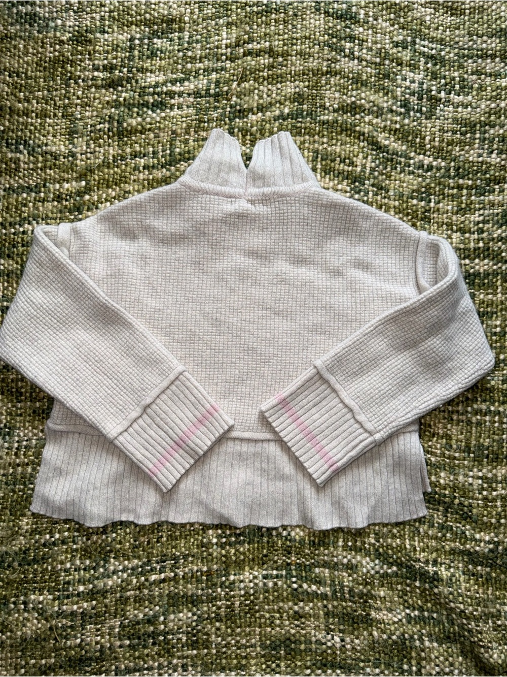 Pilcro Cashmere Cocoabella Mock-Neck Sweater Size M - Picture 4 of 8